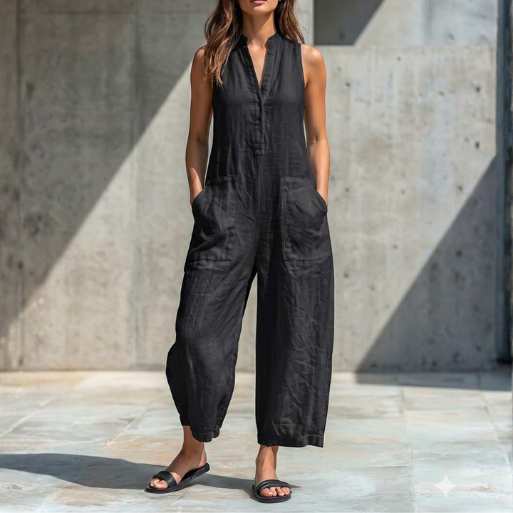 Harper | Sleeveless Wide-Leg Jumpsuit
