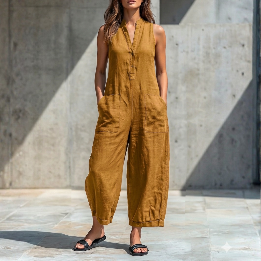 Harper | Sleeveless Wide-Leg Jumpsuit