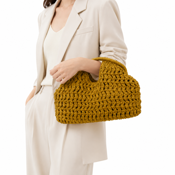 Madison Woven Handbag