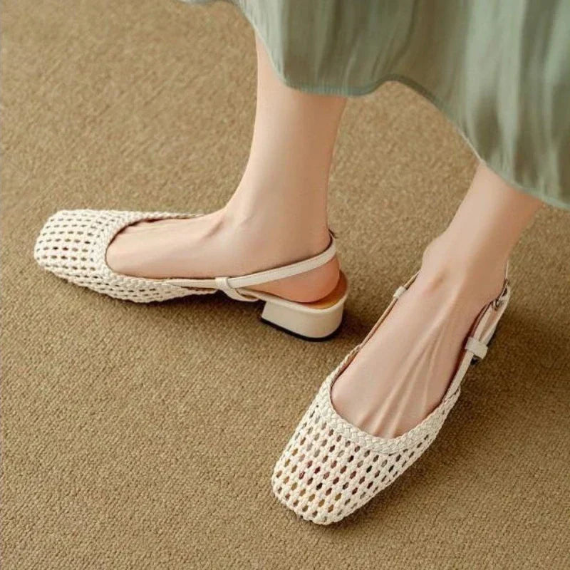 Lexi Mid Heel Sandals